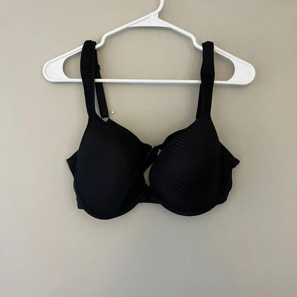 Delta Burke Womens Black Push Up Bra 38DD Lined Underwired Padded - Picture 3 of 8